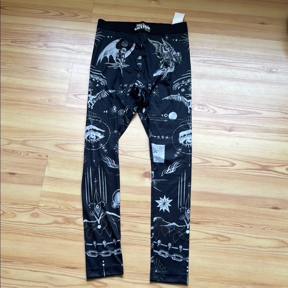 Sacai Black Celestial Print Leggings size 3 (M) new without tag - Picture 3 of 8